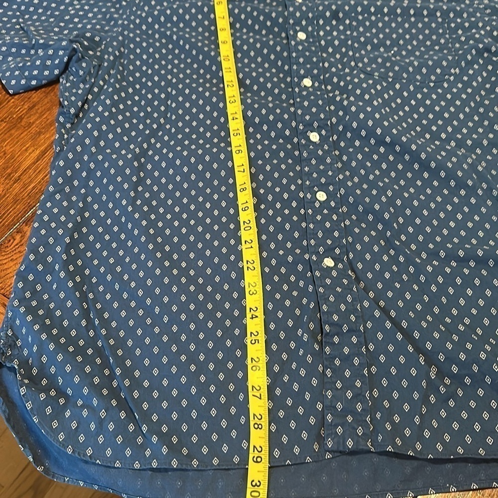 Polo Ralph Lauren blue short sleeve button-down shirt, size XL - Picture 6 of 7